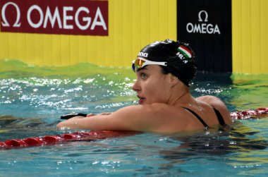 Rekabetçi yüzücü Zsuzsanna Jakabos