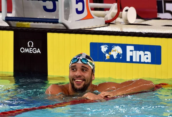 Nadador olímpico y campeón del mundo LE CLOS Chad — Foto de Stock