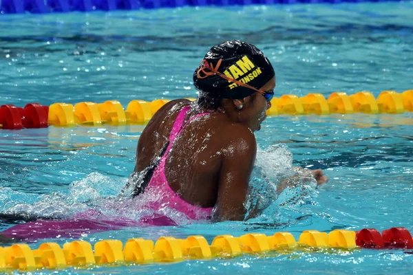 Jamajski pływak, olimpijczyk Alia Atkinson — Zdjęcie stockowe