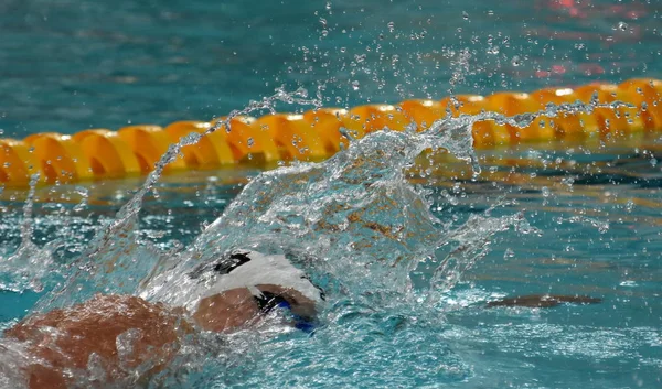 Konkurrenskraftig simmare Katinka Hosszu — Stockfoto