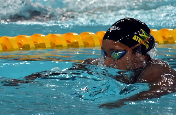 Τζαμαϊκανός κολυμβητής και Ολυμπιονίκης άλλων Atkinson — Φωτογραφία Αρχείου