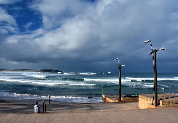 Dee Pourquoi la plage et la mer de Tasman en Australie — Photo