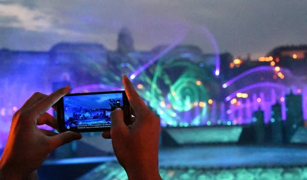 The FINA World Championships ceremony in Budapest — Stock Photo, Image