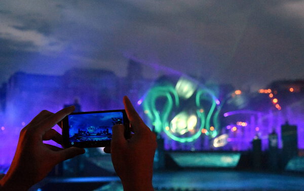 Церемония проведения чемпионата мира FINA в Будапеште
