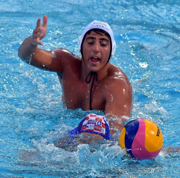 CUPIDO Luca jugando contra Croacia — Foto de Stock