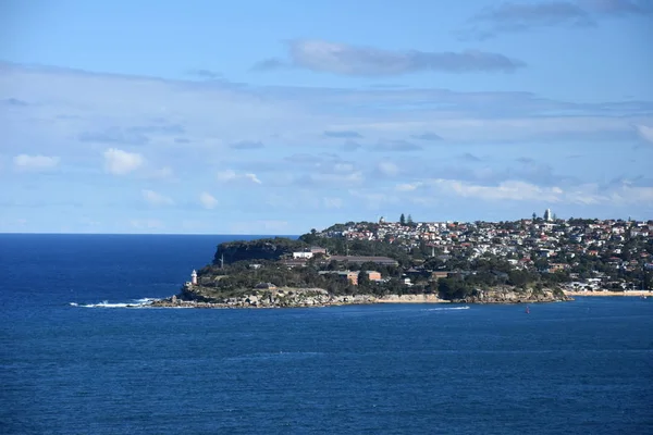 シドニー港で Dobroyd ヘッド展望台からホーンビー灯台を望む南頭 — ストック写真