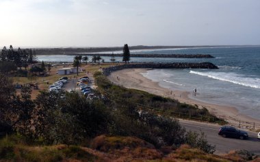 Town Beach en popüler Port Macquarie şehrin merkezine yakın konumu sayesinde olduğunu. 