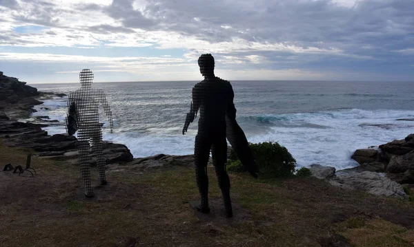 Sydney Australia Oct 2017 April Pine Trip Sculpture Sea Bondi — Stock Photo, Image