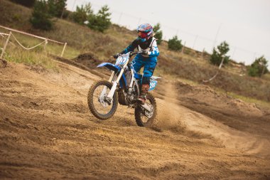 24 Eylül 2016 - Volgsk, Rusya, Mx moto cross racing - Enduro Dirt bike