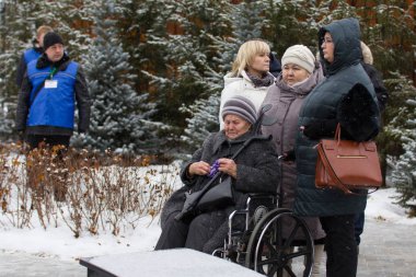 Kazan, Rusya, 17 Kasım 2016, Toplantı yakınları Uluslararası Havaalanı uçak kazasında 2013 çöktü