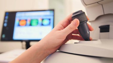 Göz doktoru ekipman joystick - genel göz tarayıcı makine