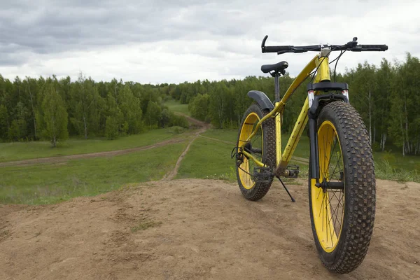 Bicicleta gorda - bicicleta suja ao ar livre, horizontal — Fotografia de Stock