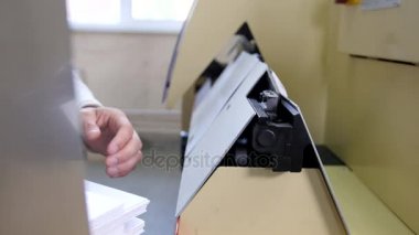 Üretim süreci matbaada