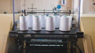 Yalan makinesine iplik baskı Fabrikası'nda