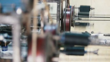 Üretim cam elyaf takviye - fiber optik kabloyu makine dönüyor