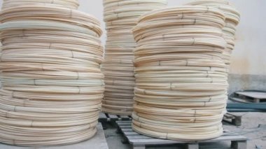 Fiberglas çekirdekleri içinde teller - hazır üretim tesisi