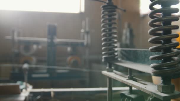 Bileşik takviye - makine Kimya Sektöründen döndürülmüş mekanizması imalatı — Stok video