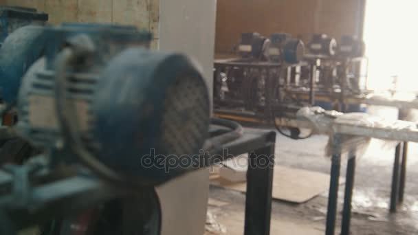 Industrie chimique - tissu pour armature composite en fibre de verre - partie de la ligne de machines 