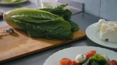 Sebze ve salata - atış kaymak için mutfak peynir
