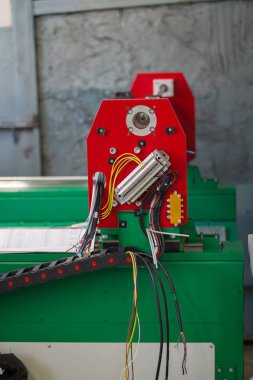 Denetim Masası içinde ilerleme üstünde Makina Sanayi ile cnc freze parçası