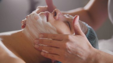 Masaj yüz cilt - spa salonu cilt bakımı için
