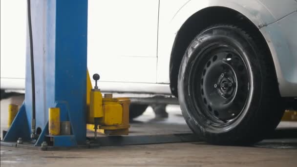 Auto coche servicio de trabajo - vehículo — Vídeo de stock