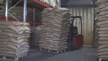 Yükleyici palet kutuları endüstriyel ambar taşıma