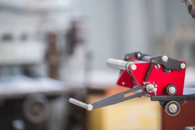 Profesyonel modern tipografi makine bir fabrikada küçük bir bölümünü