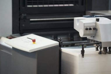 Matbaa makine ekipman bir tipografi