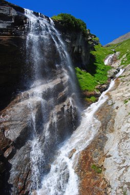 Şelale Avusturya Grossglockner Road.
