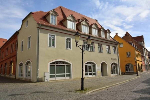 Straatmening in Naumburg. — Stockfoto