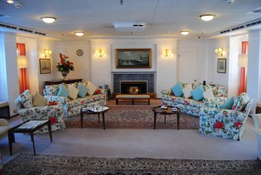 Royal Yacht Britannia, misafir odası.