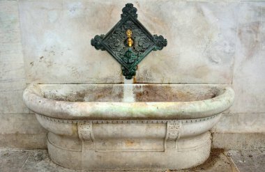 Musluk ve lavabo Kaiser Wilhelm çeşme Istanbul'da