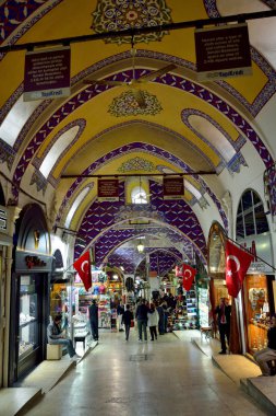 Kapalıçarşı Istanbul'da iç görünümü