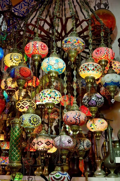 Linternas de vidrio en Gran Bazar — Foto de Stock