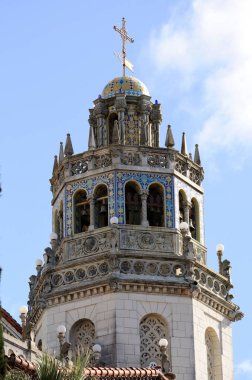 Hearst San Simeon, Ca kalede Kulesi.