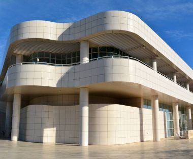 Bir Los Ang Getty Center binaların mimari tasarım