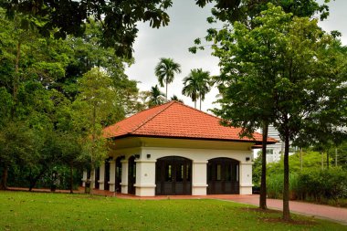 Fort Canning Singapur'daki Raffles evinde