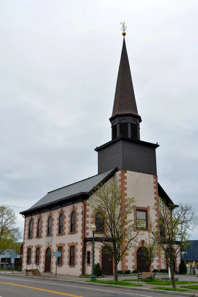 Building of First Reformed Church in Fishkill, NY. — Stock Photo, Image