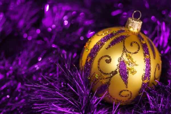 Yeni yıl Noel ağacı süsleme öğeleri arka plan