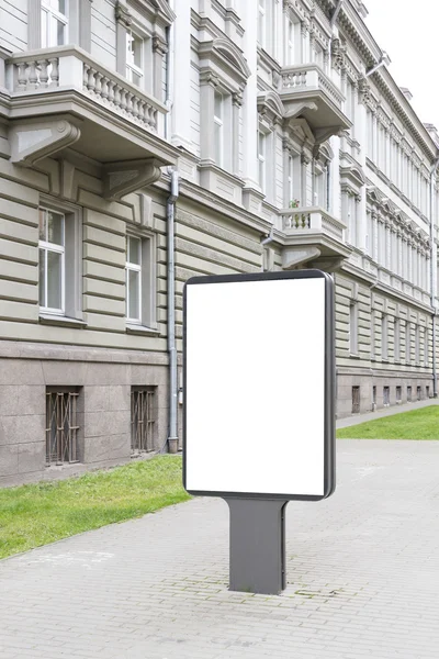 Mock up. Vertical blank billboard with copy space for text message or content public information — Stock Photo, Image
