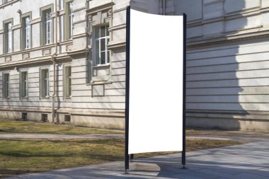 Kadar alay et. Boş billboard açık havada, açık hava reklam, kamu ben