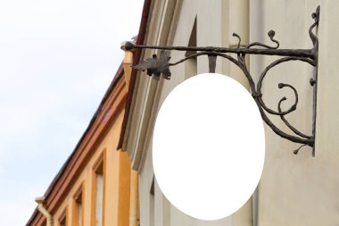 Duvardaki açık, sahte kadar boş tabela