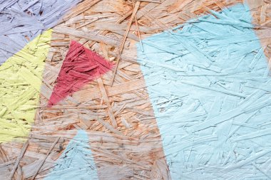 Çok renkli boyalı ahşap Sunta doku arka plan