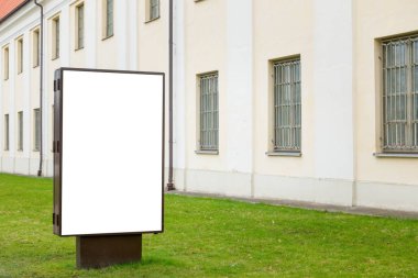 Kadar alay et. Boş billboard açık havada, açık hava reklam, kentin genel bilgi yönetim kurulu