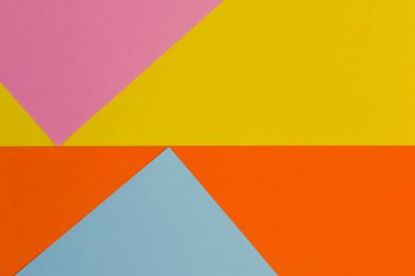 Sarı, mavi, mor ve turuncu renk kağıt arka plan