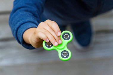 Topluca spinner aygıt iplik evlat. Üstten Görünüm