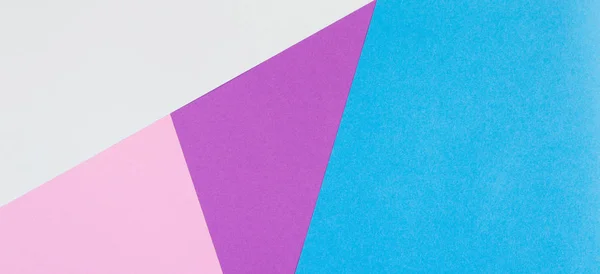Résumé fond de papier géométrique. Couleurs bleu, rose et violet — Photo