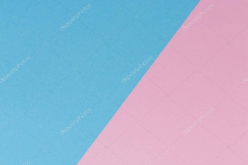 Soft Pink And Light Blue Pastel Colored Paper Background Stock