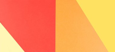 Soyut geometrik kağıt arka plan. Sarı, turuncu, kırmızı renkleri.